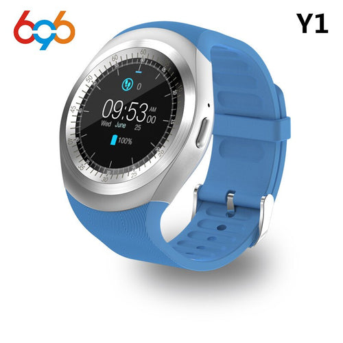 696 Y1 Smart Watch Round Support Nano SIM&TF Card With WhatsApp And Facebook Fitness Business Smartwatch For Android&ios phones